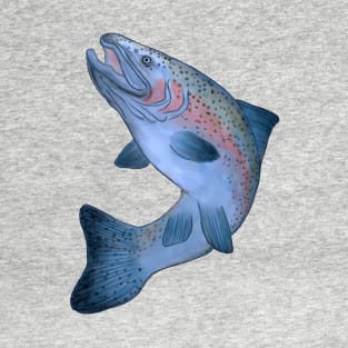 Steelhead Trout Painting T-Shirt